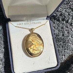 Gold-Filled Locket Necklace